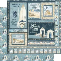 Graphic 45 The Beach is Calling 12x12 Inch Collection Pack (4502823)